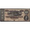 Image 1 : 1864 $10 The Confederate States of America Note
