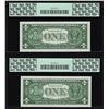 Image 2 : (2) Sequential 1957 $1 Silver Certificate Notes PCGS Gem New 66PPQ