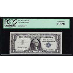 1957A $1 Silver Certificate Note PCGS Very Choice New 64PPQ