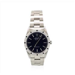 Rolex Stainless Steel Air King Mens Wristwatch