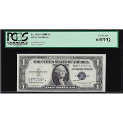 1935H $1 Silver Certificate Note PCGS Choice New 63PPQ