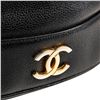 Image 4 : Chanel Black Leather Bucket Bag with Gold Hardware