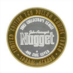 .999 Silver John Ascuagas $10 Casino Gaming Token Limited Edition