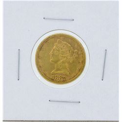 1887-S $5 Liberty Head Half Eagle Gold Coin