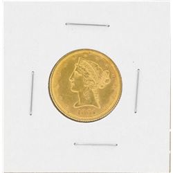 1881 $5 Liberty Head Half Eagle Gold Coin