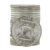 Image 2 : Roll of (20) 1959 Brilliant Uncirculated Franklin Half Dollar Coins