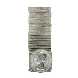 Roll of (40) 1941 Brilliant Uncirculated Washington Quarters