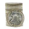 Image 2 : Roll of (20) 1960-D Brilliant Uncirculated Franklin Half Dollar Coins