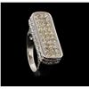 Image 4 : 18KT White Gold 3.80ctw Diamond Ring