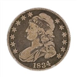 1834 Capped Bust Half Dollar Coin