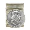 Image 1 : Roll of (20) 1963 Brilliant Uncirculated Franklin Half Dollar Coins