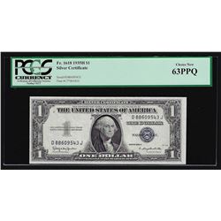 1935H $1 Silver Certificate Note PCGS Choice New 63PPQ