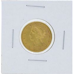 1885-S $5 Liberty Head Half Eagle Gold Coin
