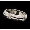 Image 2 : 14KT White Gold Men's Wedding Band