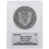 Image 2 : 2014-W $1 American Silver Eagle Coin PCGS MS70
