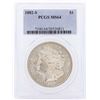 Image 1 : 1882-S $1 Morgan Silver Dollar Coin PCGS MS64