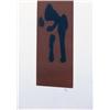 Image 1 : ROBERT MOTHERWELL (1915-1991) PRIMAL SIGN II INITIALED "R" LOWER RIGHT AQUATINT AND LIFT-GROUND E...