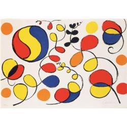 ALEXANDER CALDER (1898-1976) UNTITLED LITHOGRAPH ON PAPER 201/2 X 281/4 IN. (52.1 X 71.6 CM) EXEC...