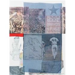 ROBERT RAUSCHENBERG (B. 1925) BACK OUT SILKSCREEN ON PAPER 305/8 X 23 IN. (77.7 X 58.4 CM) EXECUT...