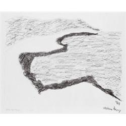 MILTON AVERY (1893-1965) GREY SEA SIGNED AND DATED TWICE "MILTON AVERY 1963" ALONG THE LOWER EDGE...