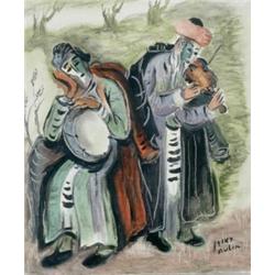 REUVEN RUBIN (1893-1974) UNTITLED SIGNED "RUBIN" LOWER LEFT OIL ON CANVAS 15 X 18 IN. (38.1 X 45....