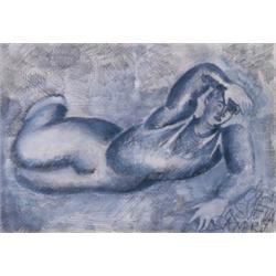 SANDRO CHIA (B. 1946) UNTITLED SIGNED "CHIA SVETA & SANDRO" LOWER RIGHT CHARCOAL, GRAPHITE AND GO...