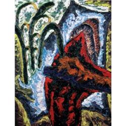 GREGORY AMENOFF (B. 1948) ECLIPSE SIGNED, TITLED AND DATED "ECLIPSE GREGORY AMENOFF 4/84" ON THE ...