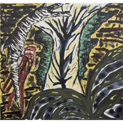 GREGORY AMENOFF (B. 1948) EL SANTUARIO DE CHIMAYO LITHOGRAPH ON PAPER 37 X 381/2 IN. (94 X 97.8 C...