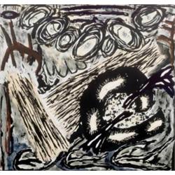 GREGORY AMENOFF (B. 1948) FINAL HOURS LITHOGRAPH ON PAPER 37 X 381/2 IN. (94 X 97.8 CM) EXECUTED ...