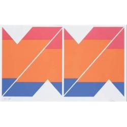 LARRY ZOX (B. 1936) UNTITLED LITHOGRAPH ON PAPER 22 X 35 IN. (55.9 X 88.9 CM) EXECUTED IN 1971 TH...