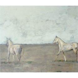 DUNCAN HANNAH (B. 1952) CRETE OIL ON CANVAS 26 X 30 IN. (66 X 76.2 CM) PAINTED IN 1989 ESTIMATE: ...