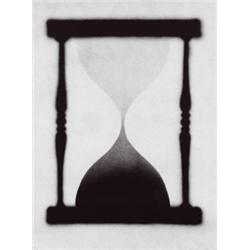 EDWARD RUSCHA (B. 1937) TIME IS UP (EH-2-89-ER) SIGNED, NUMBERED OF 35 AND DATED ALONG LOWER EDGE...