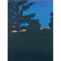 ALEX KATZ (B. 1927) TWILIGHT I SIGNED "ALEX KATZ" AND NUMBERED OF 50 LOWER LEFT; COLOR SCREENPRIN...