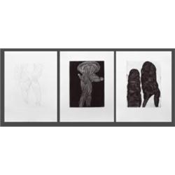 TERRY WINTERS (B. 1949) FILED NOTES (11, 15, 21) EACH SIGNED "TERRY WINTERS" AND NUMBERED OF 75 A...