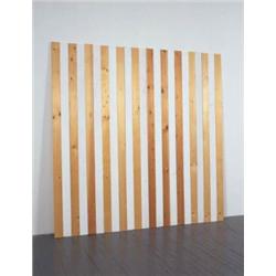 DANIEL BUREN (B. 1938) COULEUR MATIERE PAINTED WOODEN BOARDS 783/4 X 801/2 IN. (200 X 204.5 CM) E...