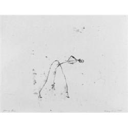 TRACEY EMIN (B. 1963) GROWING PAINS MONOPRINT ON PAPER 23 X 293/8 IN. (58.2 X 74.6 CM) EXECUTED I...