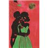 Image 1 : CHRIS OFILI (B. 1968) AFRO LUNAR LOVERS SIGNED, TITLED, NUMBERED OF 350 AND DATED "AFRO LUNAR LOV...