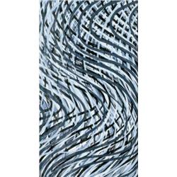 SOL LEWITT (B. 1928) WAVY LINES WOODCUT ON PAPER 36 X 203/4 IN. (91.4 X 52.7 CM) EXECUTED IN 1995...