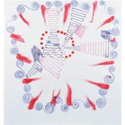 JOANNE GREENBAUM (B. 1953) UNTITLED OIL ON CANVAS 72 X 70 IN. (182.9 X 177.8 CM) PAINTED IN 1992 ...