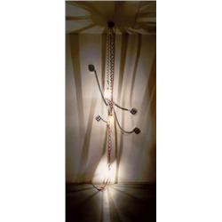 MATTHEW MCCASLIN (B. 1957) UNTITLED ELECTRIC LAMPS AND CORD 131 X 393/8 X 231/4 IN. (300 X 100 X ...
