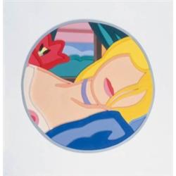 TOM WESSELMANN (B. 1931) BLONDE VIVIENNE SIGNED "WESSELMANN" AND NUMBERED OF 50 LOWER RIGHT MIXOG...