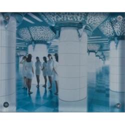 MIWA YANAGI (B. 1967) INFORMATION CITY: FOUNTAIN GARDEN WOODS OF SHINE ELEVATOR TRIPTYCH: THREE C...