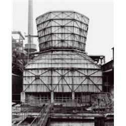 BERND AND HILLA BECHER (B. 1931 & 1934) COOLING TOWER, HAGEN-HASTE GERMANY SIGNED AND NUMBERED OF...