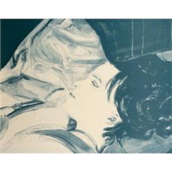ELIZABETH PEYTON (B. 1965) SUNDAY TONY SIGNED, NUMBERED OF 300 AND DATED "ELIZABETH PEYTON 2000" ...