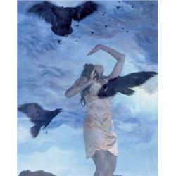 TRACEY MOFFATT (B. 1960) INVOCATION #5 (INVOCATION SERIES) PHOTOSILKSCREEN PRINTED IN ULTRAVIOLET...