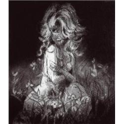 LISA YUSKAVAGE (B. 1963) WEEDS SIGNED, TITLED, NUMBERED OF 50 AND DATED "'WEEDS' YUSKAVAGE '01" A...