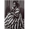 Image 1 : SEYDOU KE-TA (1921-2001) UNTITLED (YOUNG WOMAN WEARING A BLACK AND WHITE STRIPED DRESS) SIGNED AN...