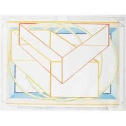 AL HELD (B. 1928) KYOTO-WA SIGNED, NUMBERED OF 100 AND DATED "AL HELD (c) 85" ON REVERSE WOODCUT ...