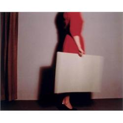 JOANNE CALLIS (B. 1940) WOMAN IN RED DRESS C-PRINT IMAGE: 141/4 X 173/8 IN. (36.2 X 44.1 CM) EXEC...