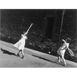 JOHN GUTMANN (1905-1998) HORSE AND HAND GAME, CHINATOWN, SAN FRANCISCO TWO GELATIN SILVER PRINTS ...
